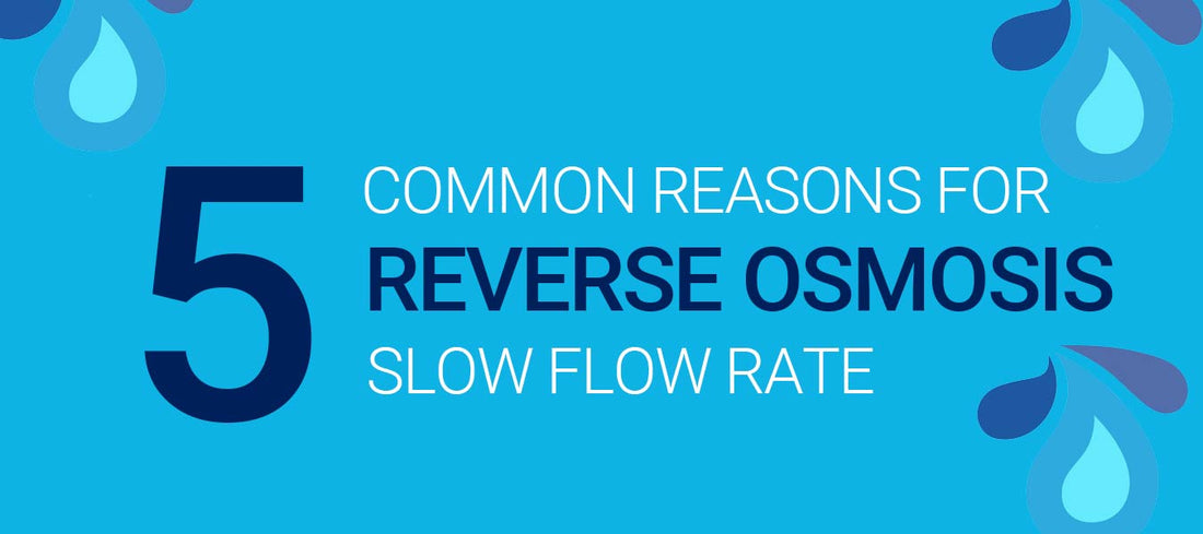 Experiencing Slow Flow Rate from Reverse Osmosis System? Here’s Why.