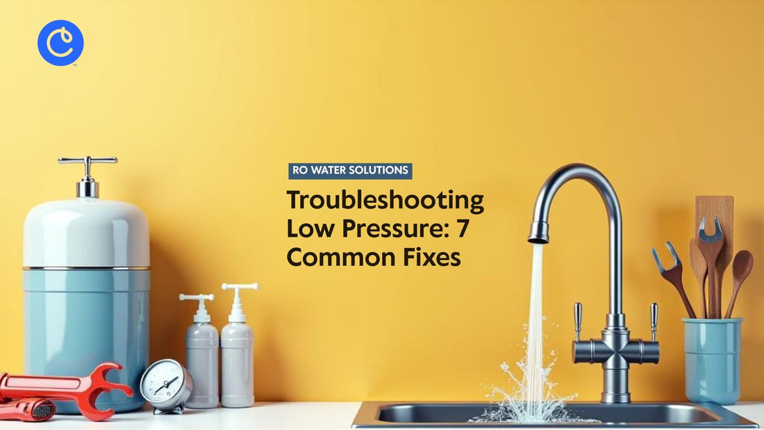 Troubleshooting Low Pressure on Your RO Tap: 7 Common Fixes