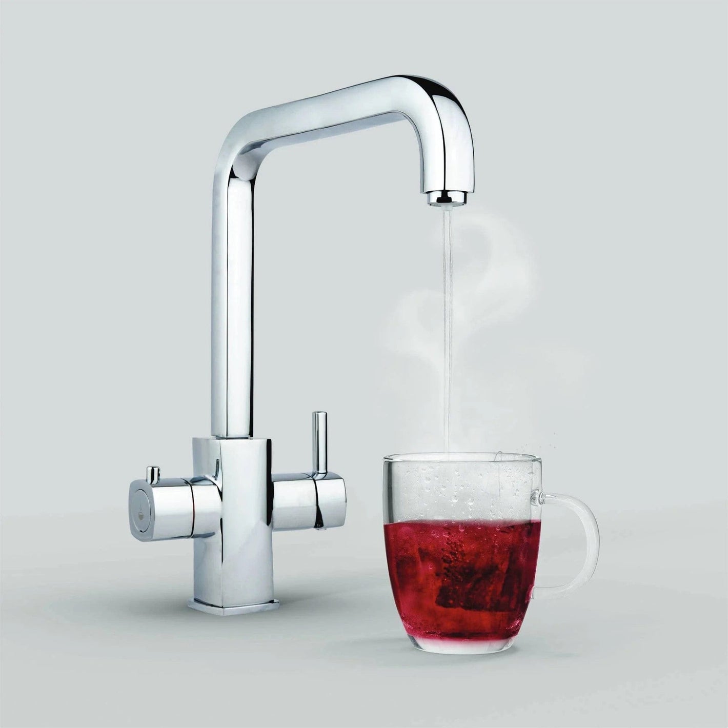 Fohen Figaro | Polished Chrome | 3-in-1 Boiling Water Tap | Taps | Celtic Water Solutions