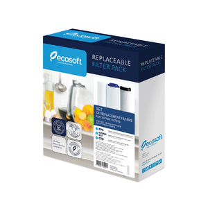 EcoSoft Standard 3-Stage Filter Replacement Set (3-Piece) | Replacement Filters | Celtic Water Solutions