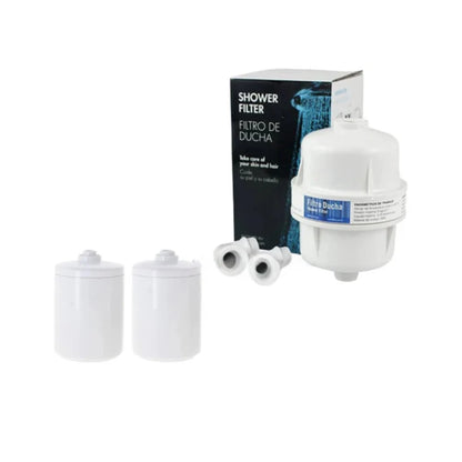 Shower Filter Kit with 2 Replacement Filters