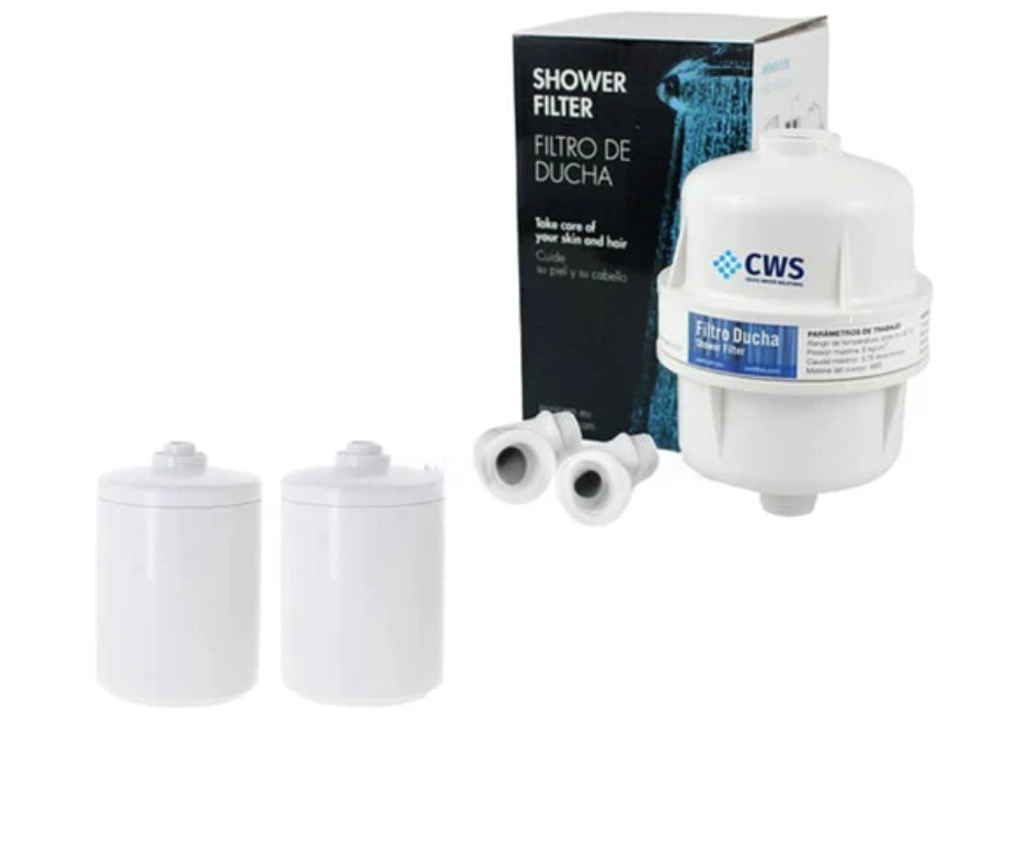 Shower Filter Kit with 2 Replacement Filters | Shower Filters | Celtic Water Solutions
