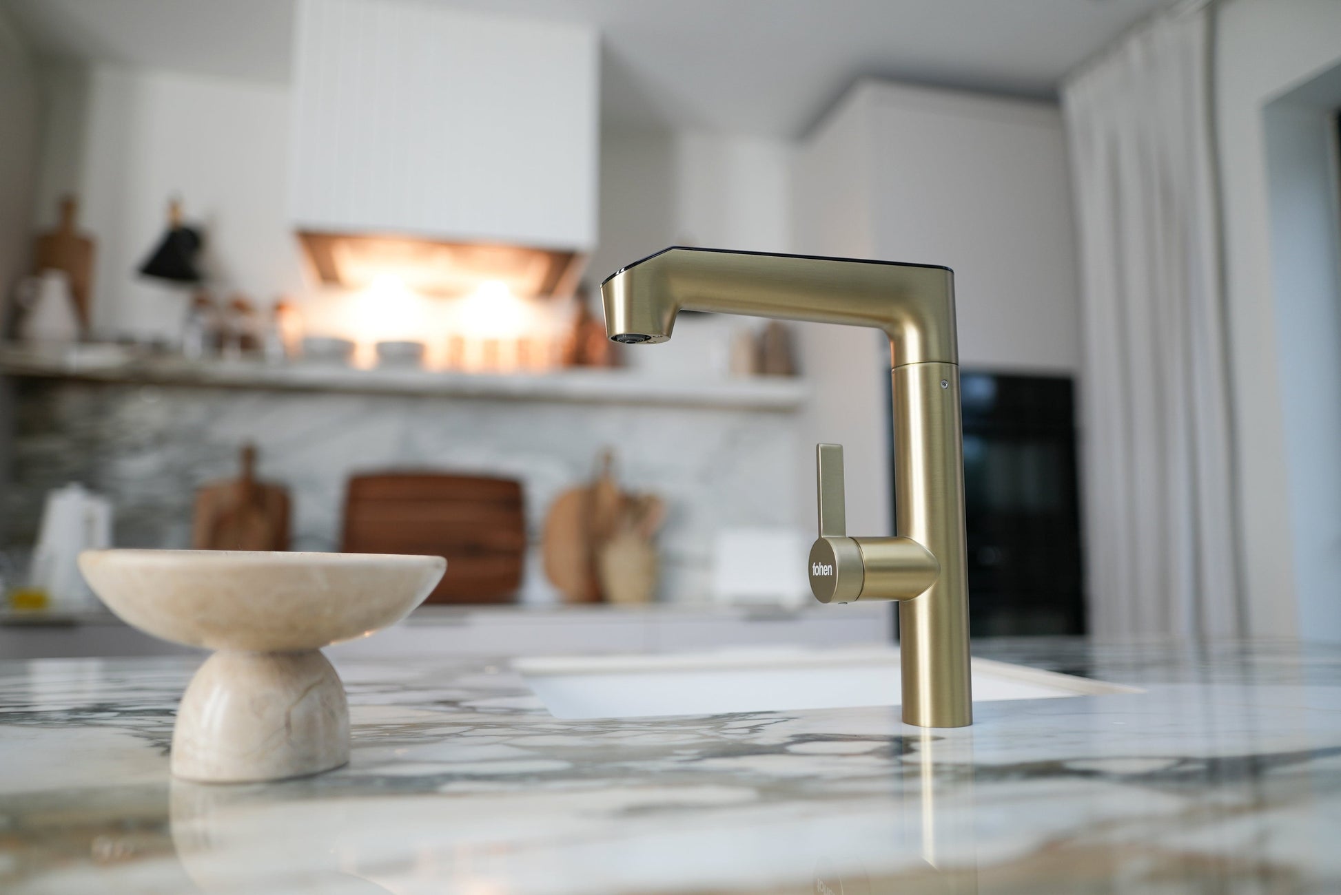 Fohen Modena Unfinished Brass | Digital 100° Tap | Modena | Celtic Water Solutions