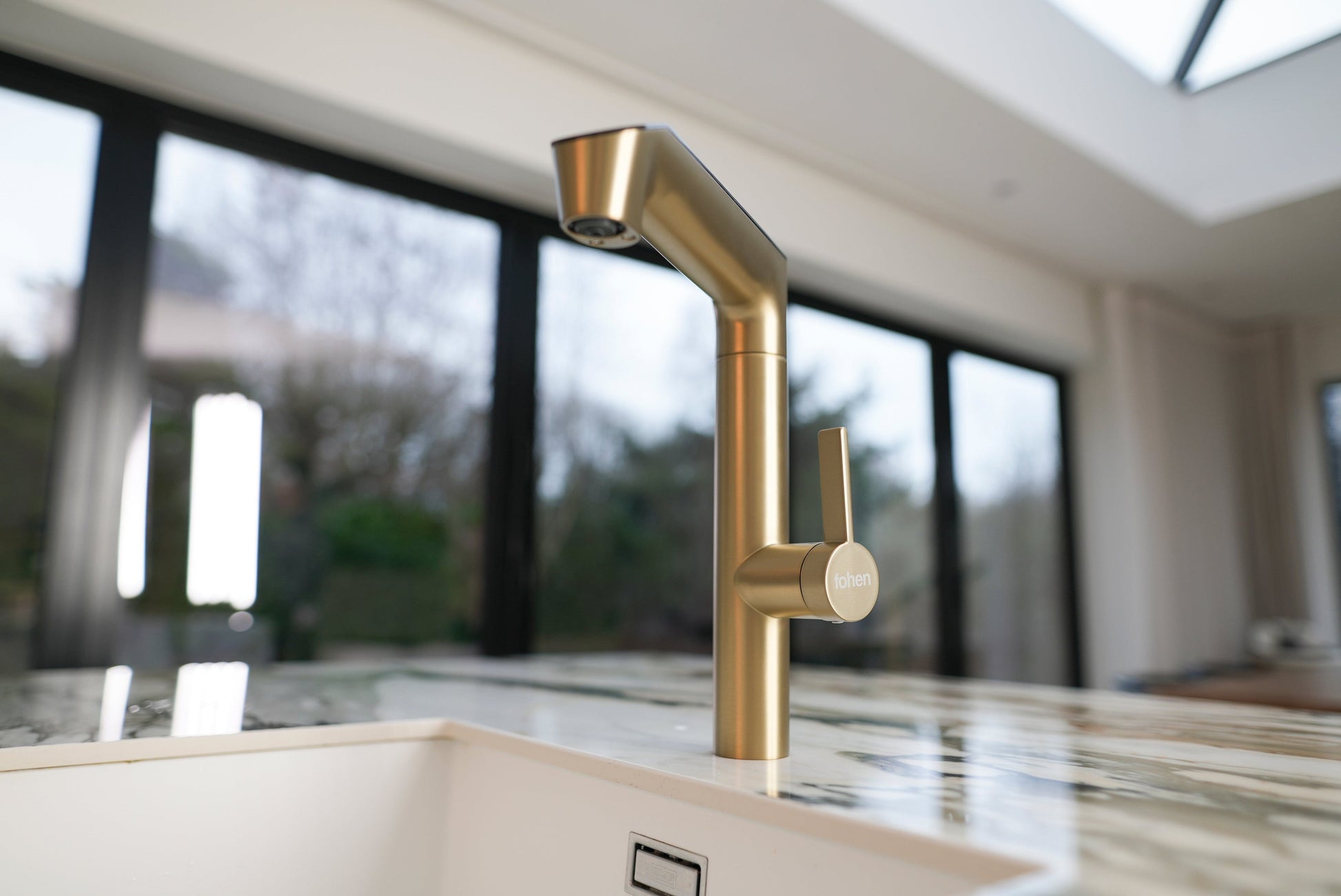 Fohen Modena Unfinished Brass | Digital 100° Tap | Modena | Celtic Water Solutions